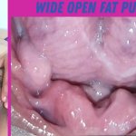 Gaping my fat and hairy pussy