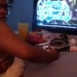 Touching myself while gaming naked and GOD rigd the game