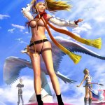 Naked Bondage Straps Buckles And Leather Boots Final Fantasy 10 Blonde Girl Rikku Loses Her Clothes!!!