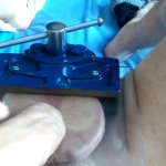 Balls in a homemade vice