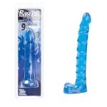 Raging Hard-Ons Slimline 9 Inch Crystal Jelly Anal Dildo by Doc Johnso