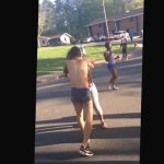 Nude Bitch Hood Fight