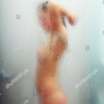 Nude Girl Washing Shower Bath Her Stock Photo 348389168