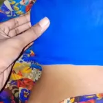 Desi aunty boobs touched while sleeping