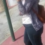 Public Bus Flashing boobs and blowjob by a stranger