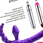 Strapless Strapon Dildo Vibrator 4 In 1 Sex Toys Adult Double Penetration Plug Anal Beads Vibrators For Women Lesbian 666 From 882