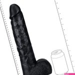 Shots Real Rock Realistic Straight Dildo With Balls 15 Inch