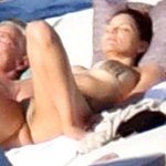 Katharine McPhee nude big boobs caught topless by paparazzi tanning. Unrated