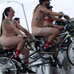 Houstons naked bike protest: Goofy distraction or serious fun?