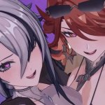 Mavuika Arlecchino x Group sex video Genshin impact