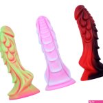 Consolador animal Luminoso Realista Dragn Consolador Enorme Anal Butt Plug