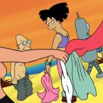 Nostalgia: A bit unusual but the nude beach scene in Futurama: Benders Big Score was one of my favorite things to jerk off to.