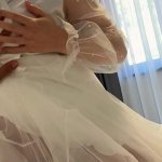 After the registry office we passionately have sex in a white wedding dress