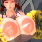 3D hentai super big tits Cheerleader