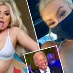 OnlyFans star Tana Mongeau could be JAILED for offering free nude pics to anyone who voted for Biden over Trump