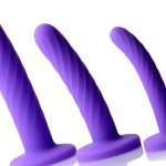 Strap U Tri-Play 3 Piece Silicone Dildo Set
