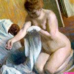 Woman in the Tub by Edgar Degas: Buy fine art print