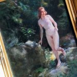 Proantic: Portrait Of Woman In Bath Stream Naked Nymph