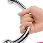 GYLEJWH Lusso Puro Wand La Bacchetta Dildo in Acciaio Spina Spina di estremità di Testa di Acciaio di Massaggio del Punto G P-Spot BastoneParete Metallica Sex Toy Masturbatore : Amazon.it: Salute e