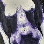 Nude Traditionally Slave Painting by Tauseef Anwar