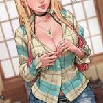 Porn comic Marin Kitagawa. Aroma Sensei Sex comic blonde Marin seduced