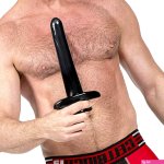 Buy The Boner Tapered Unisex Dildo with Suction Cup in Black Penetration Hump Gear