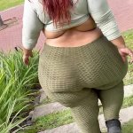 SSBBW Giant Pear Ass Walking Waddling