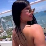 Sex with a stranger on the terrace of an outdoor hotel