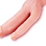 Dildo Fallo Doppio Non Vibrante 1112 cm 2535 Flessibile Ventosa