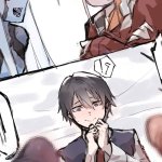 Zero Two and Zero One x Hiro futa
