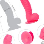 Addiction Tom 7 Ribbed Dildo