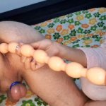 Extreme Toy Anal Insertion. Rough Fucking My Mans Ass With A Huge 50Cm Butt Plug. Ass Destruction