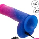 6.5 Ombre Hombre XL Vibrating Silicone Dildo by Calexotics