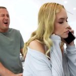 Teen Blonde Live In Babysitter Gets Paid For Free Use