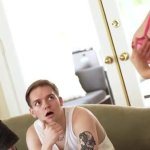 One slutty MILF is having a threesome with sons horny friends