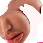 : Oral Sex Toys for Men MasturbatorPocket Pussy with Lifelike Face Realistic Male Stroker Blowjob Adult Men Sex Toy for Man Masturbation Orgasm with Sexy Fat Lips Vivid Tongue and Teeth :