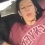 Husband helps wife masturbate in the car