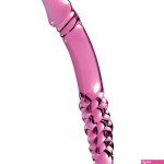 Buy the Icicles 57 Pink Double Sided Hand Blown Glass Dildo