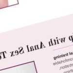 What is Anal Training?