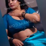 Nila Nambiar In Blue Saree Uncut 2024 Tamil Hot Short Film