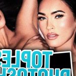 Kourtney Kardashian Megan Fox Pose Topless for NSFW SKIMS Shoot