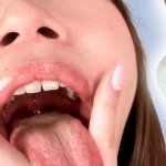 Amateur girl series Amateur girl Kaedes self-finger blowjob17041103: Japan Fetish Fusion Mouth Mouth Spit Tongue Uvula and MORE!!: Spitting...