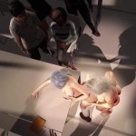 Futanari teacher fucking her futa student in the classroom in a 3d animation