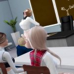 College students get fucked by futanari teacher