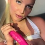 Kayley Gunner With Pink Dildo