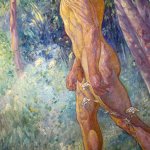 Full Nude print by Carl Larsson