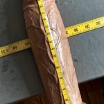 Size Comparison To Ruler Focus On Penis Gigantic Cock AI Gay Porn