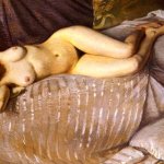 Naked Woman Lying on a Couch by Gustave Caillebotte