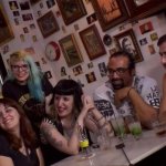 Euro slut fucked and cummed in public bar