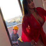 Latina MILF wants her plumber to fuck her with his big cock